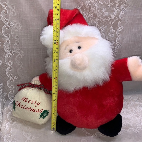 1991 America Wego Fiesta Concession Round 14" Santa Claus plush stuffed animal - Picture 9 of 10